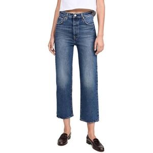 Levi's Ribcage Straight Ankle Jeans Button Fly Women's Size 28 NWT
